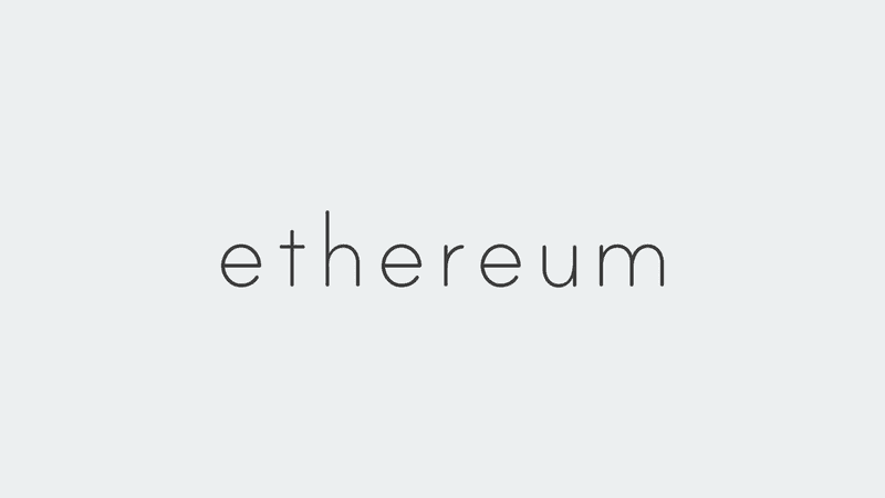 Надпись ETH (серый)